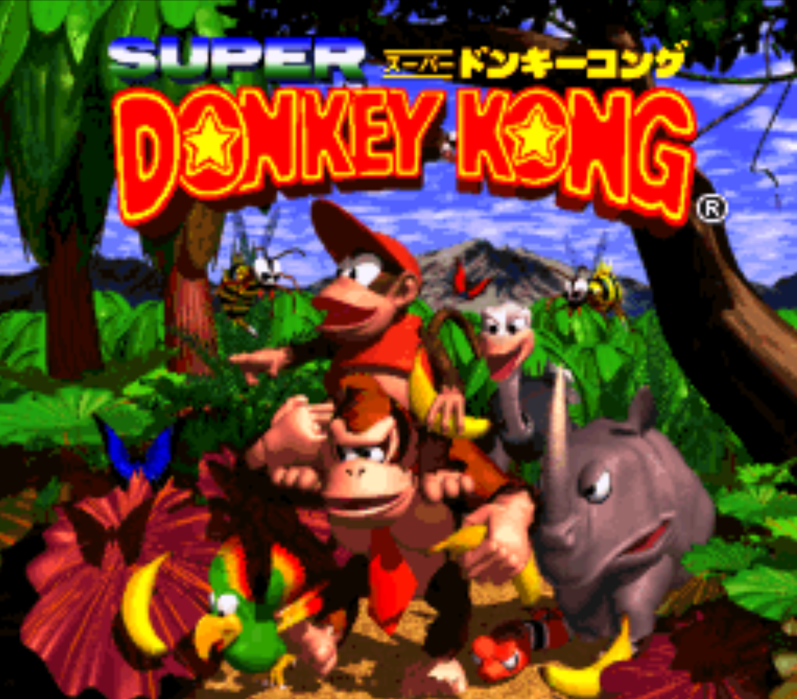 Super Donkey Kong Title Screen